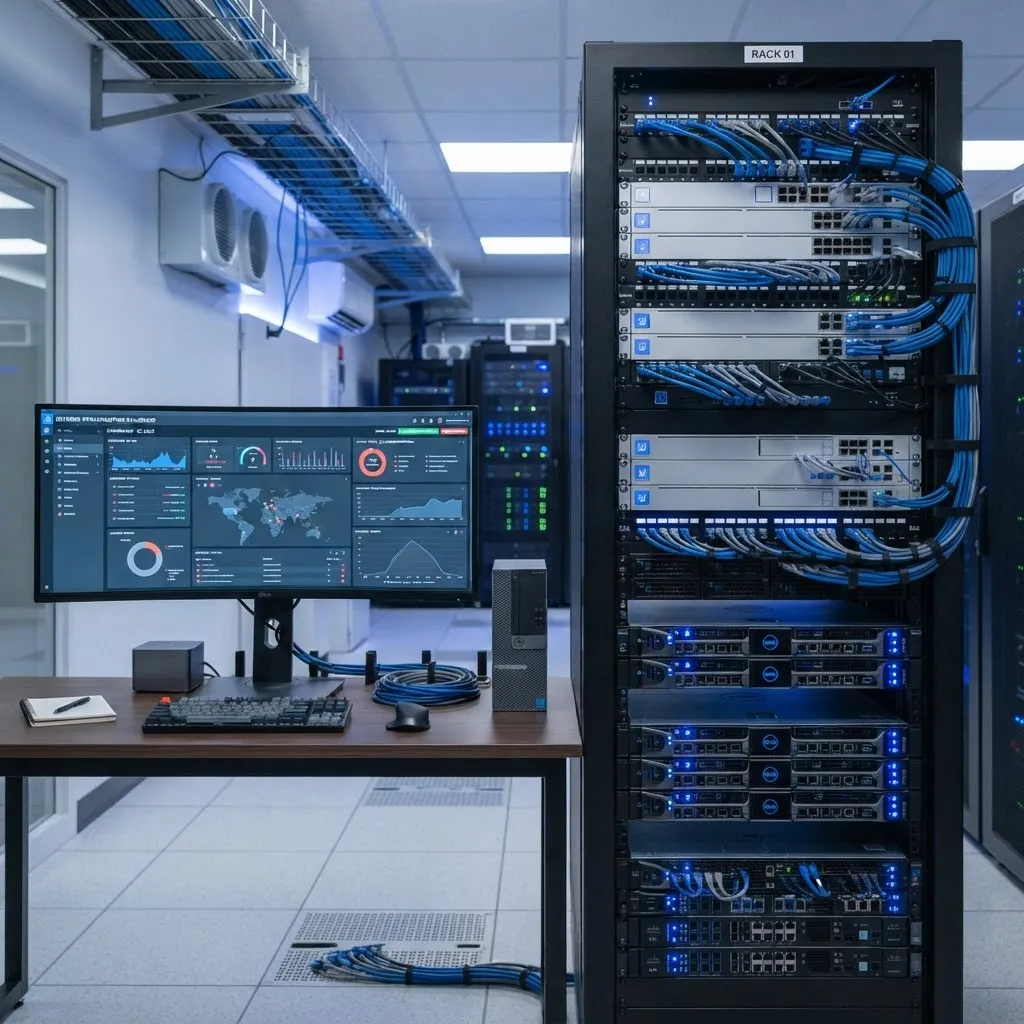 Modern IT and network infrastructure for business clients